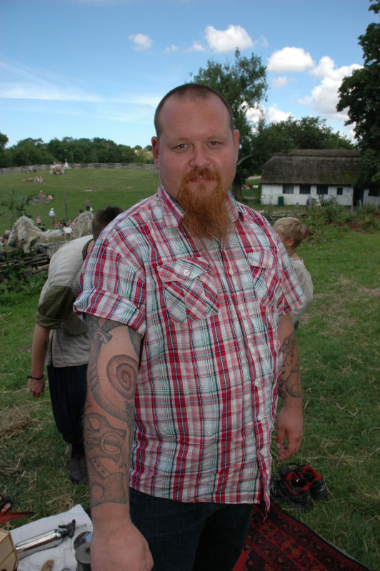 Morten tatoveret